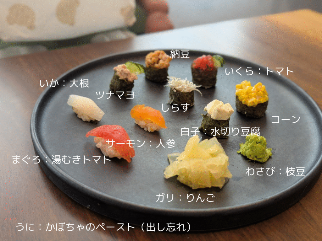 ファーストバースデー　赤ちゃん寿司
